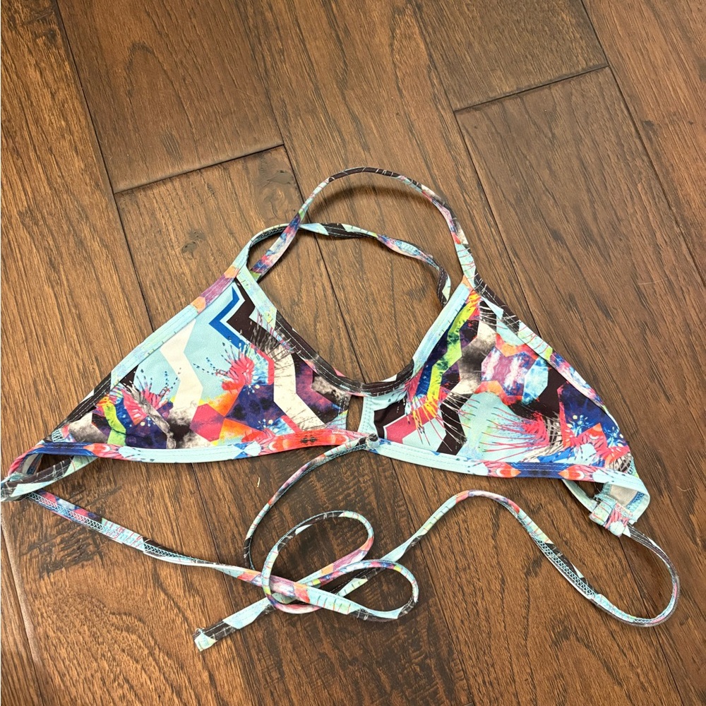 Jolyn Clothing Red and Pink Bikini Swim